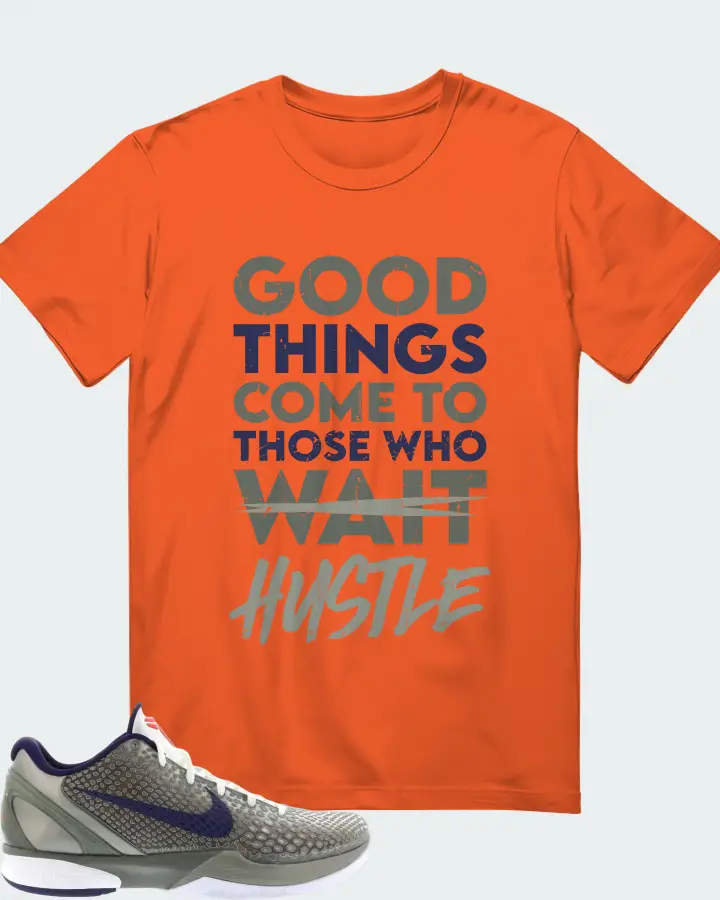 Nike Kobe 6 Sneaker Matching Orange T-Shirt - Good Things Come