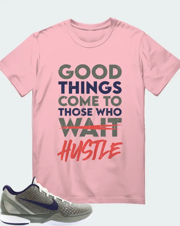 Nike Kobe 6 Sneaker Matching Pink T-Shirt - Good Things Come