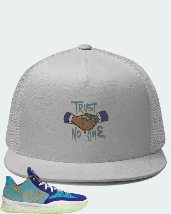 Nike Kyrie 4 Low Sneaker Matching White Hat - Trust No One