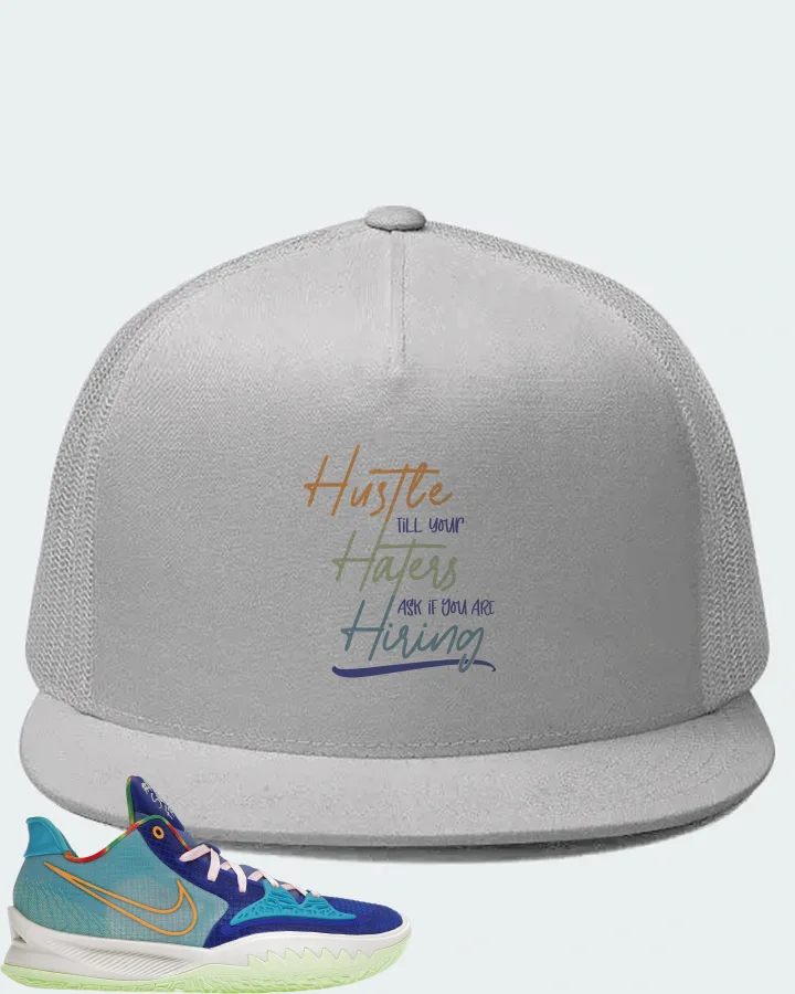 Nike Kyrie 4 Low Sneaker Matching White Hat - HUSTLE TILL YOUR HATERS ASK