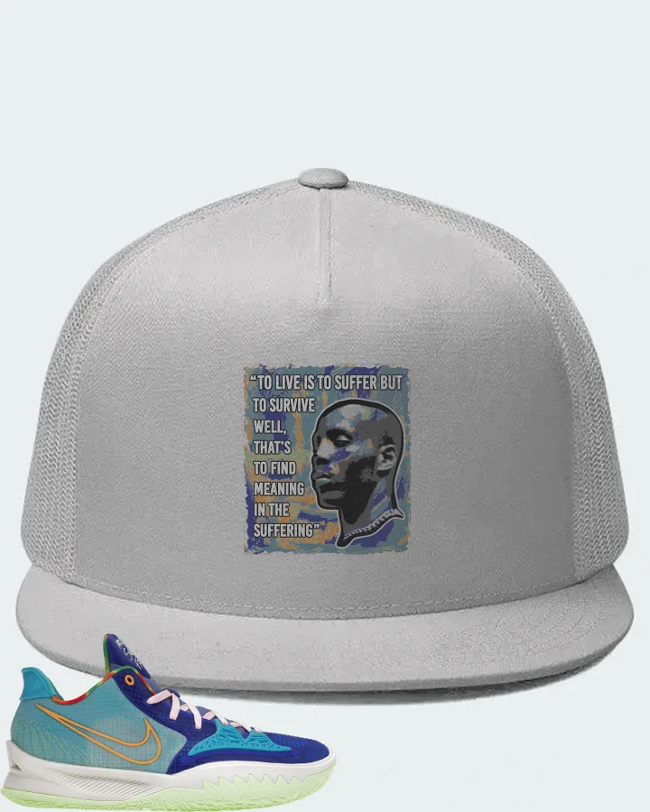 Nike Kyrie 4 Low Sneaker Matching White Hat - DMX Suffer Quote