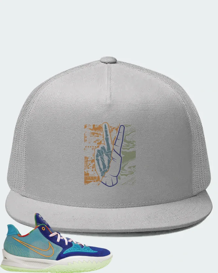Nike Kyrie 4 Low Sneaker Matching White Hat - Peace of mind
