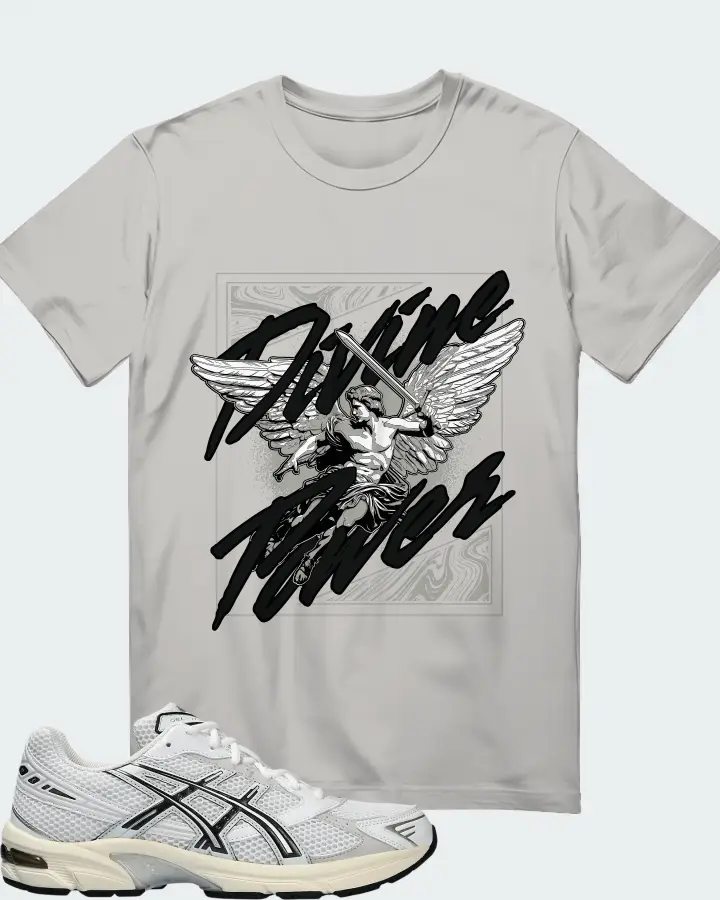 ASICS Gel 1130 White Cloud Grey Matching T-Shirt