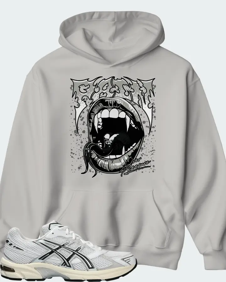 ASICS Gel 1130 White Cloud Grey Matching Hoodie
