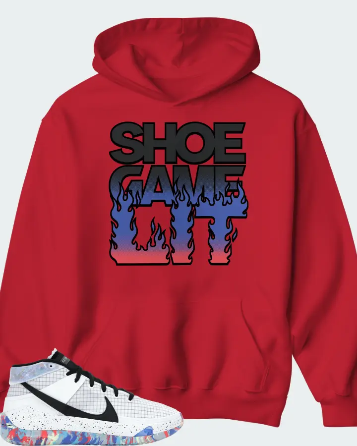 Nike KD 13 Sneaker Matching Red Hoodie - Shoe Game Lit Refreshed