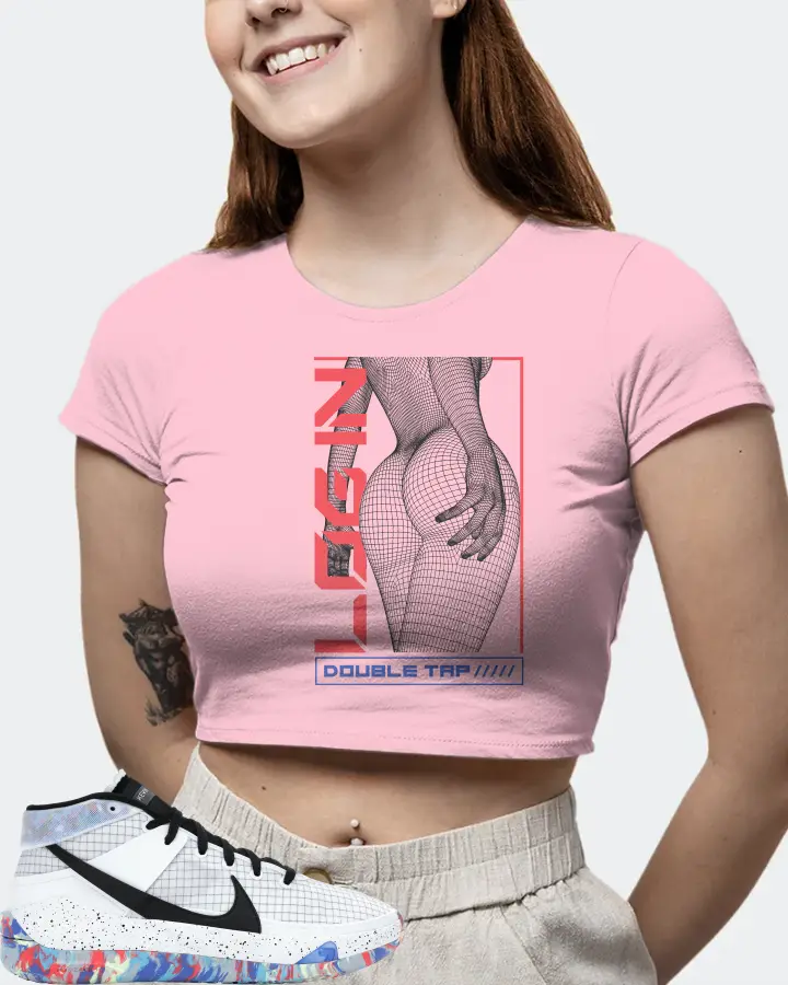 Nike KD 13 Sneaker Matching Pink Crop Top (LOGIN) - View 6