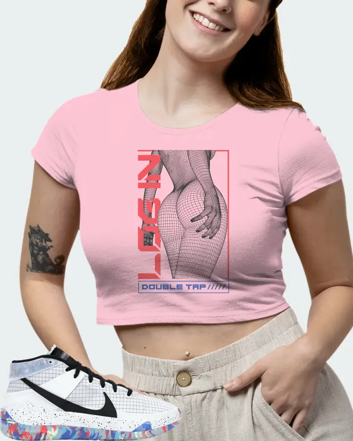 Nike KD 13 Sneaker Matching Pink Crop Top (LOGIN) - View 7
