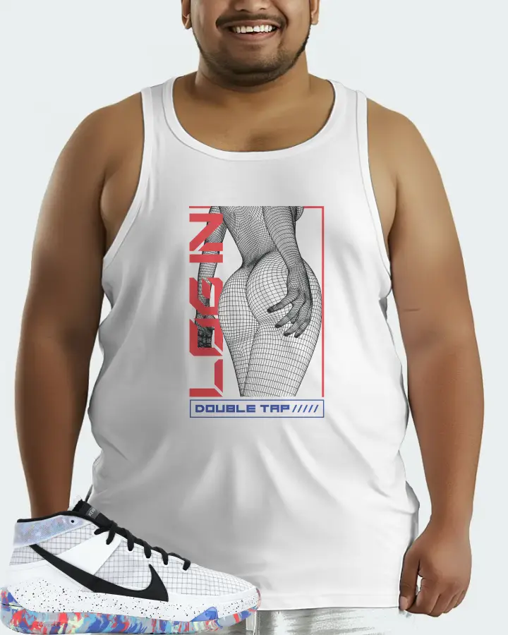 Nike KD 13 Sneaker Matching White Tank Top (LOGIN) - View 6