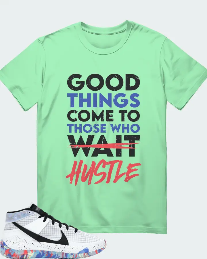 Nike KD 13 Sneaker Matching Fresh Mint T-Shirt - Good Things Come