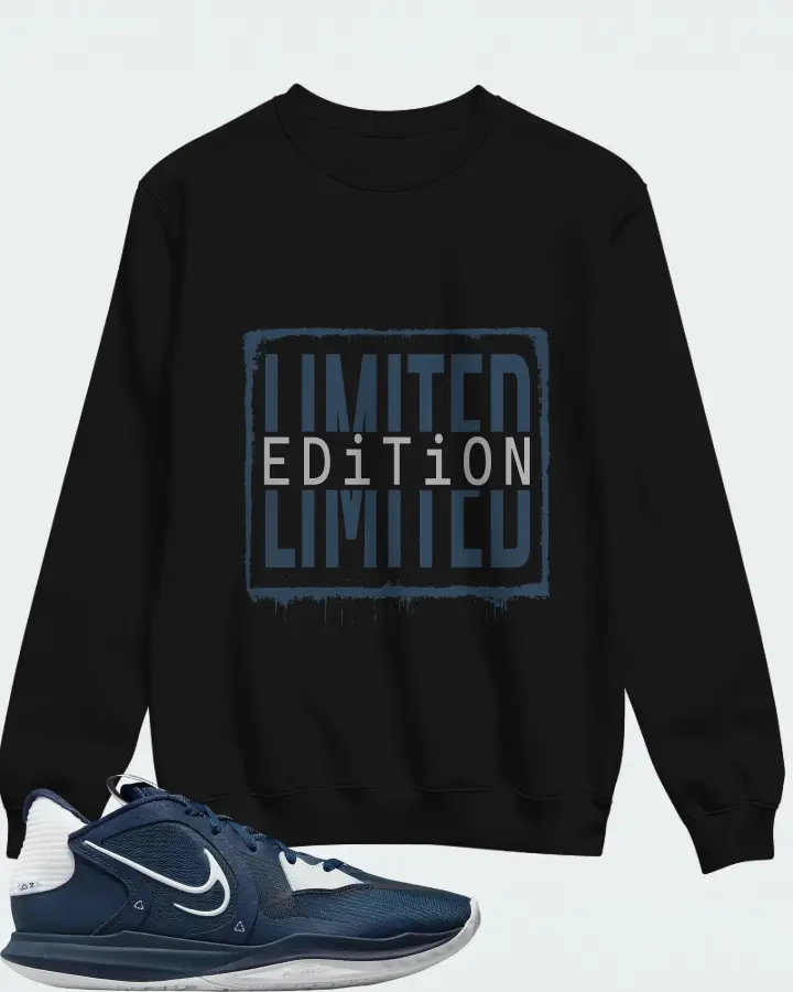Nike Kyrie 5 Low TB Sneaker Matching Black Sweatshirt - LIMITED EDITION