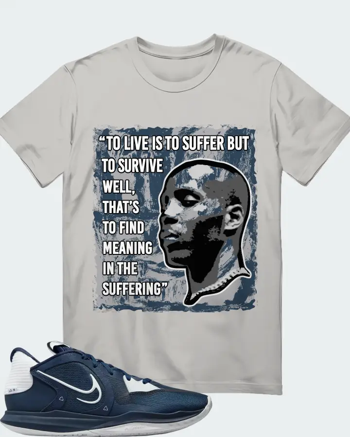 Nike Kyrie 5 Low TB Sneaker Matching T-Shirt - DMX Suffer Quote