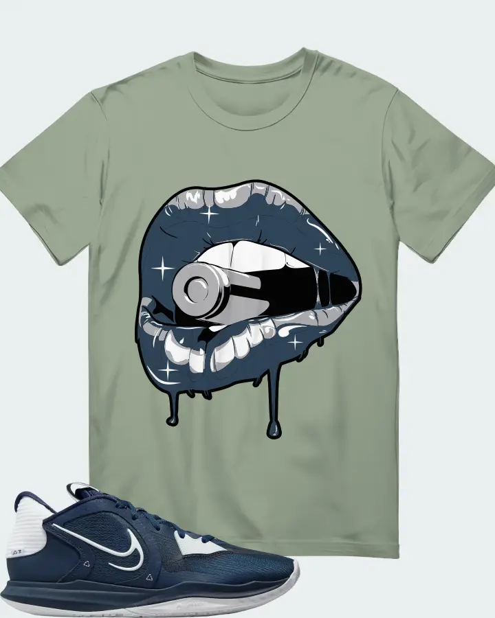 Nike Kyrie 5 Low TB Sneaker Matching Sage T-Shirt - Kiss of Death
