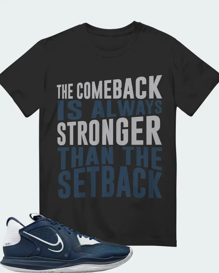 Nike Kyrie 5 Low TB Sneaker Matching Graphite T-Shirt - The Comeback