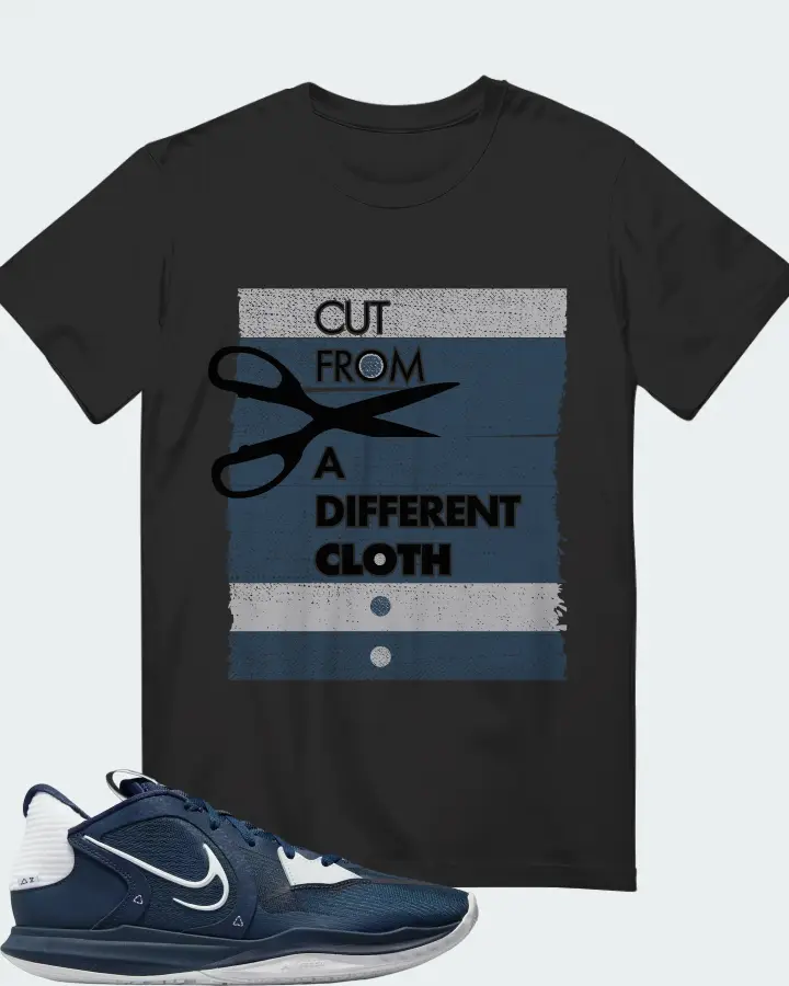 Nike Kyrie 5 Low TB Sneaker Matching Graphite T-Shirt - Cut From a Different Cloth