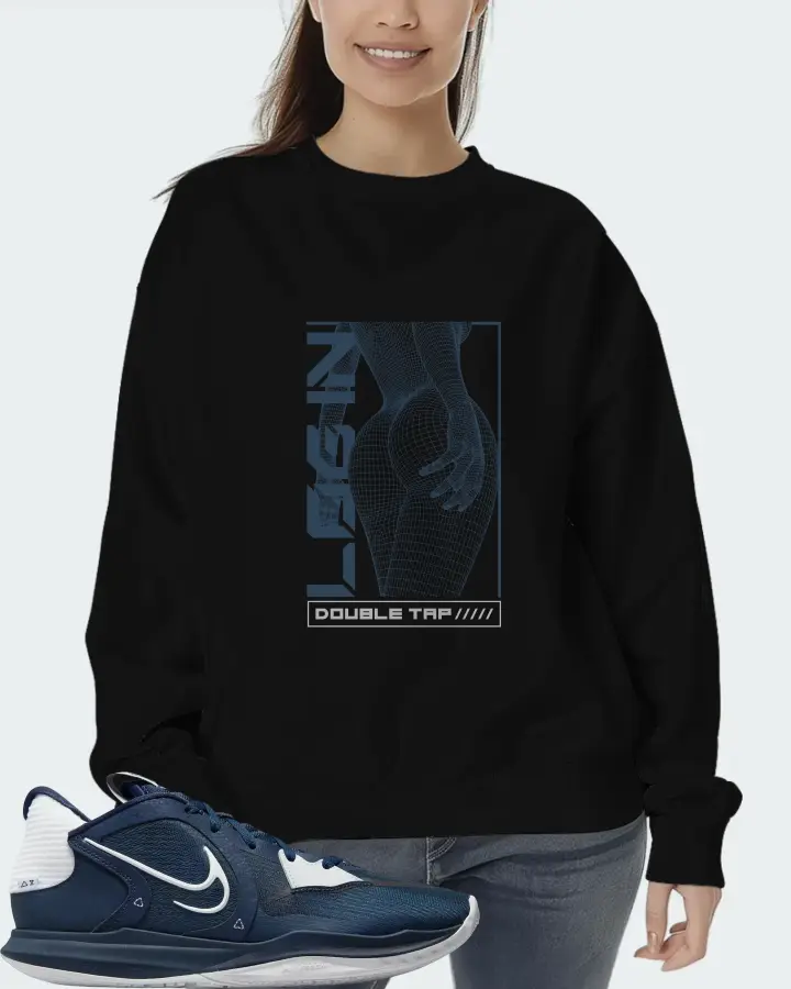 Nike Kyrie 5 Low TB Sneaker Matching Black Sweatshirt (LOGIN) - View 5