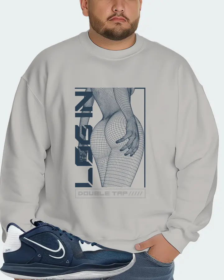 Nike Kyrie 5 Low TB Sneaker Matching Grey Sweatshirt (LOGIN) - View 6