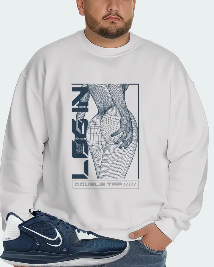Nike Kyrie 5 Low TB Sneaker Matching White Sweatshirt (LOGIN) - View 6