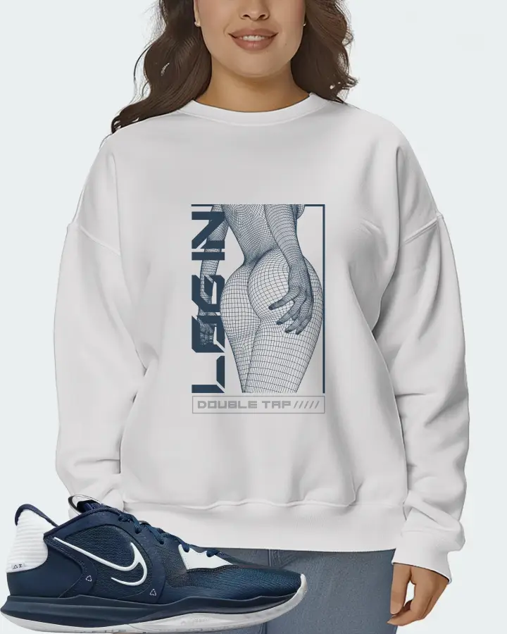 Nike Kyrie 5 Low TB Sneaker Matching White Sweatshirt (LOGIN) - View 7