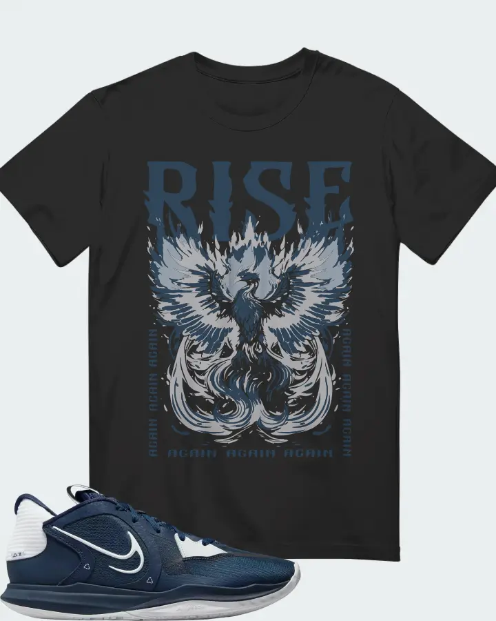 Nike Kyrie 5 Low TB Sneaker Matching Graphite T-Shirt - RISE
