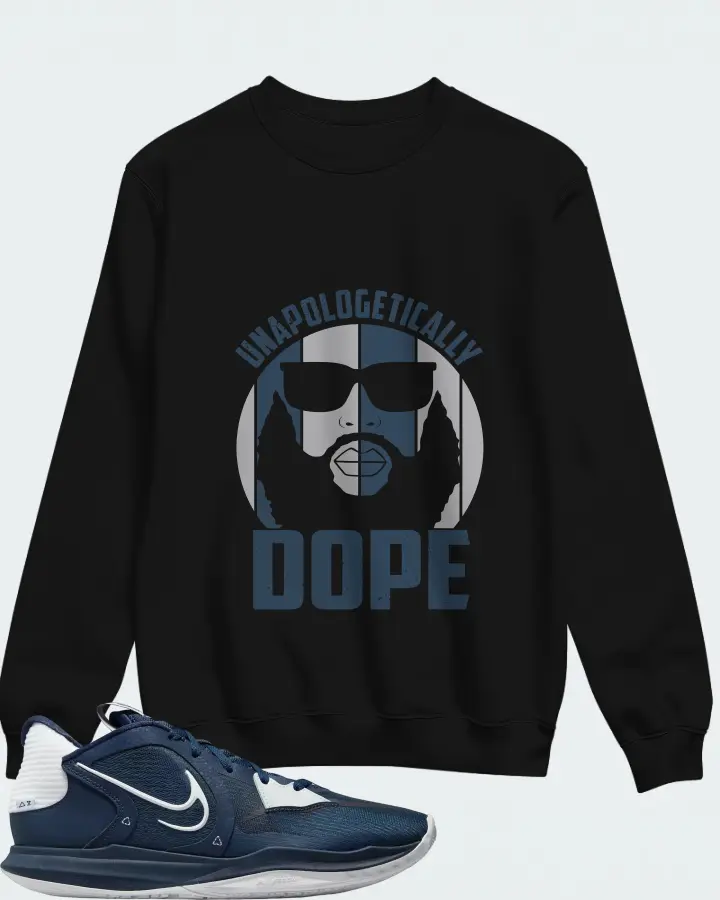 Nike Kyrie 5 Low TB Sneaker Matching Black Sweatshirt - UNAPOLOGETICALLY DOPE Man