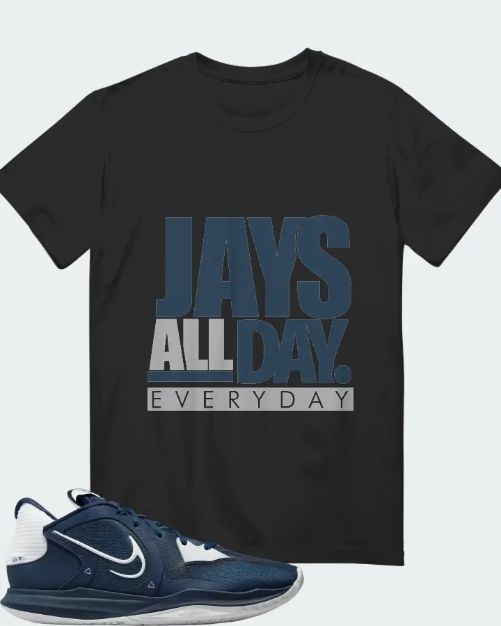 Nike Kyrie 5 Low TB Sneaker Matching Graphite T-Shirt - Jays All Day