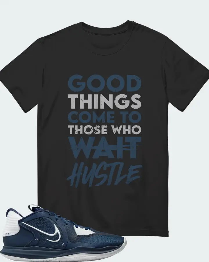 Nike Kyrie 5 Low TB Sneaker Matching Graphite T-Shirt - Good Things Come