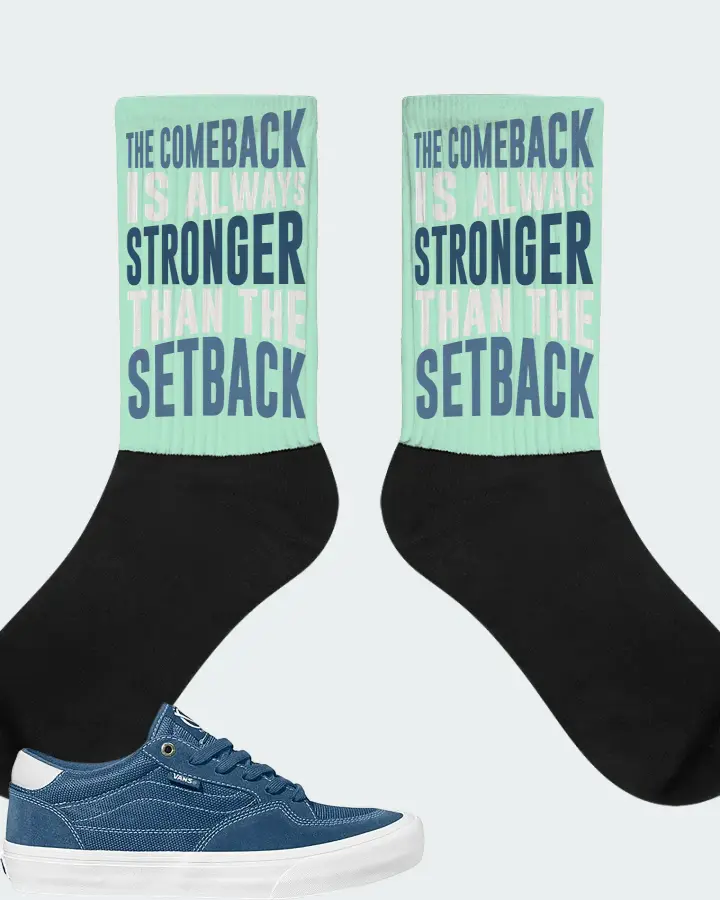 Vans Rowan Pro Sneaker Matching Mint Socks - The Comeback