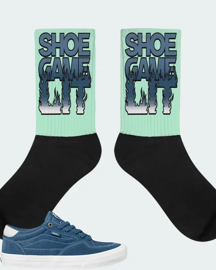 Vans Rowan Pro Sneaker Matching Mint Socks - Shoe Game Lit Refreshed