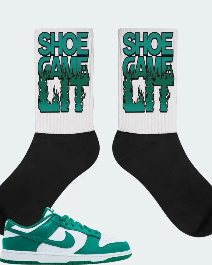 Nike Dunk Low  White Malachite 2025 Sneaker Matching White Socks - Shoe Game Lit Refreshed