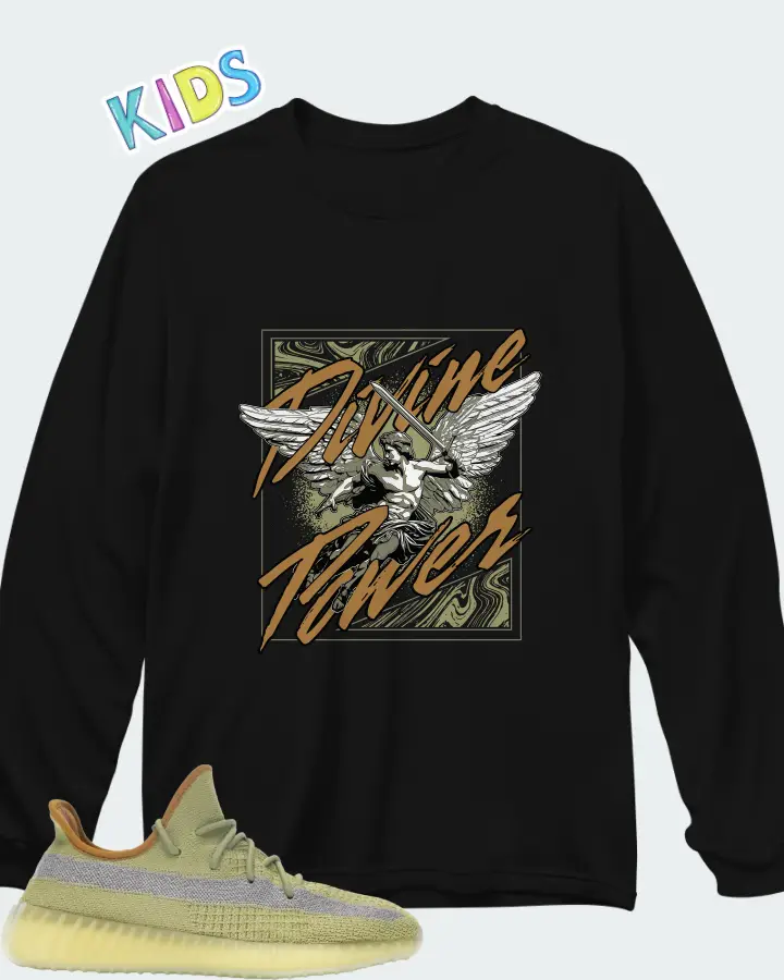 adidas Yeezy Boost 350 V2 Matching Kid's Long Sleeve T-Shirt