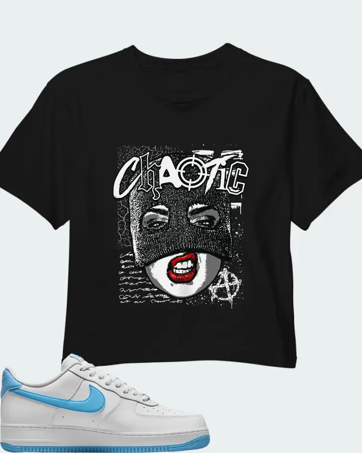 Nike Air Force 1 Low University Blue Matching Crop Top