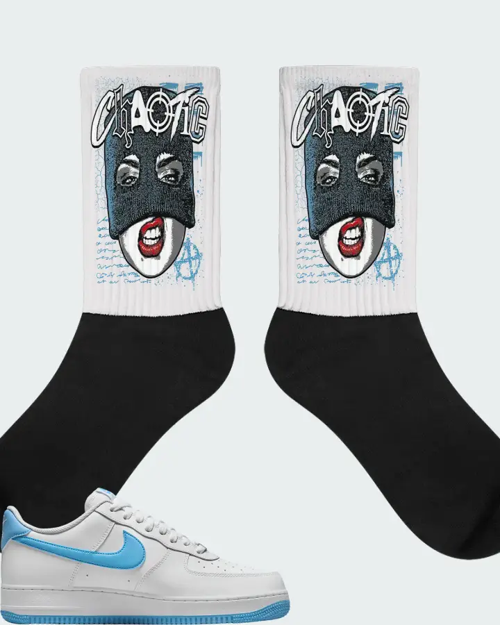 Nike Air Force 1 Low University Blue Matching Socks