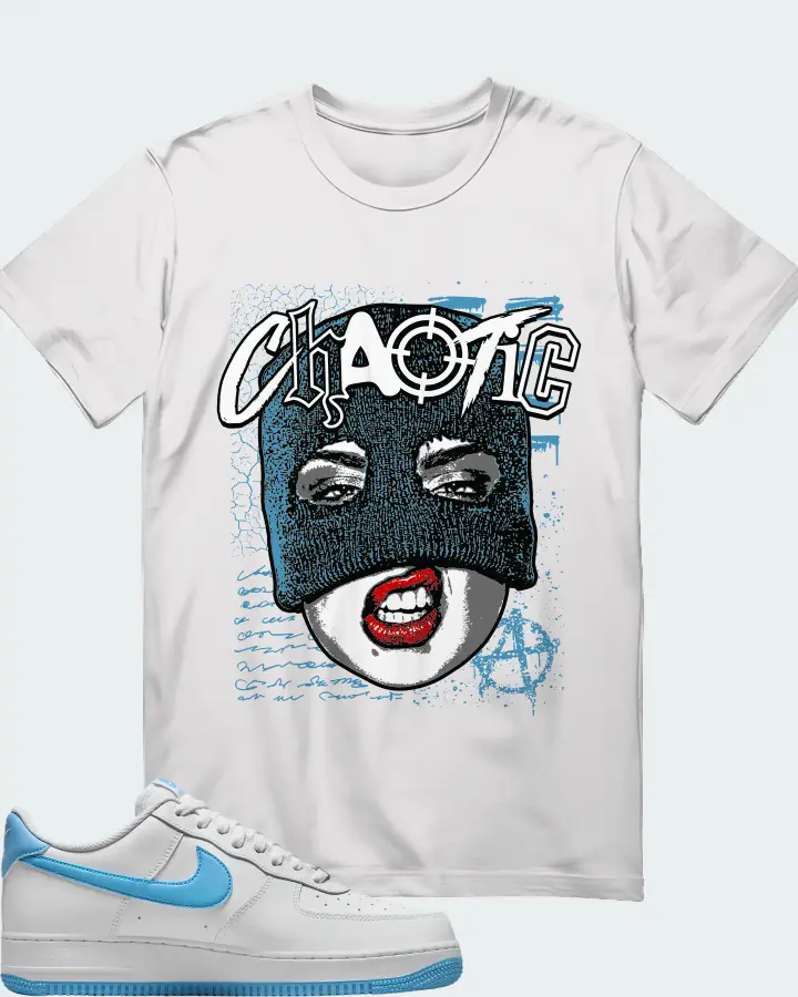 Nike Air Force 1 Low University Blue Matching T-Shirt