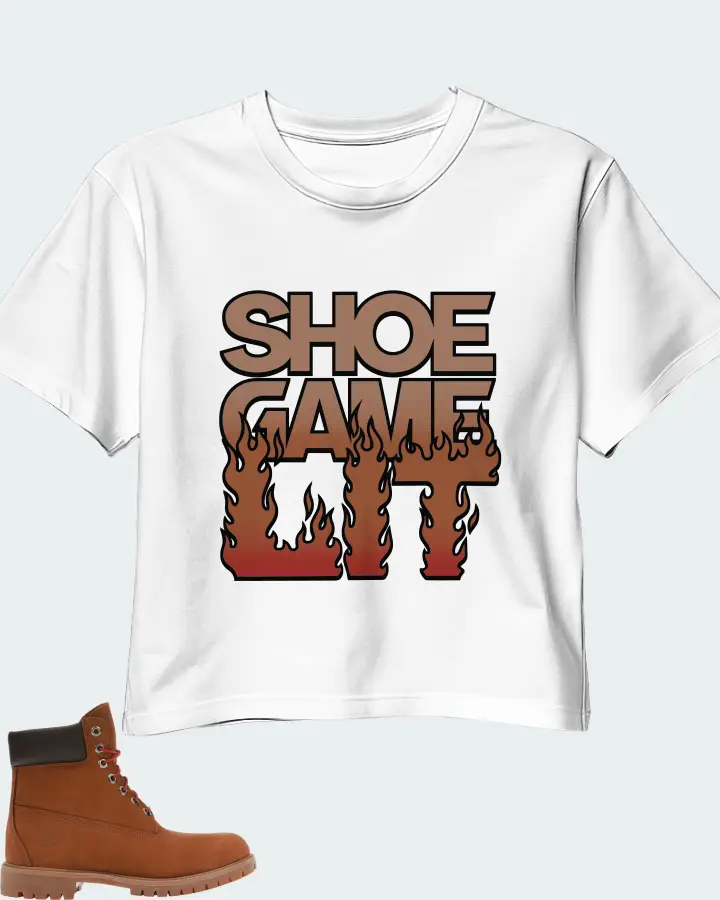 Timberland 6" Boot Sneaker Matching White Crop Top - Shoe Game Lit Refreshed