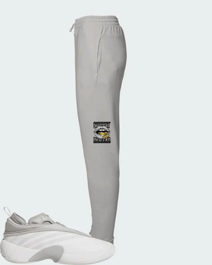 Adidas D.O.N. Issue #7 White Grey Matching Joggers