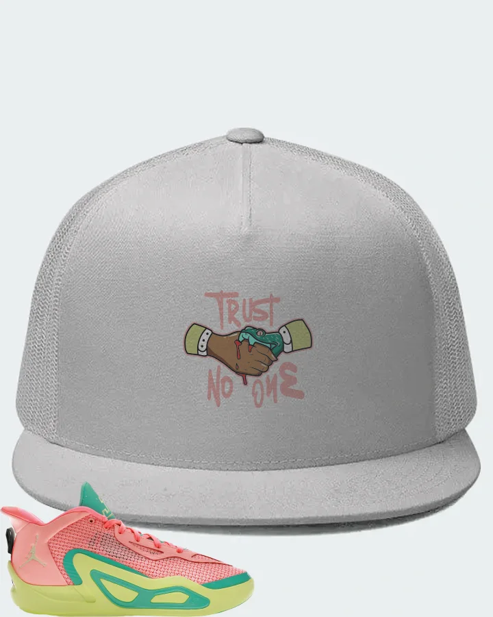 Jordan Tatum 1 Sneaker Matching White Hat - Trust No One