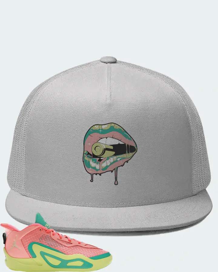 Jordan Tatum 1 Sneaker Matching White Hat - Kiss of Death