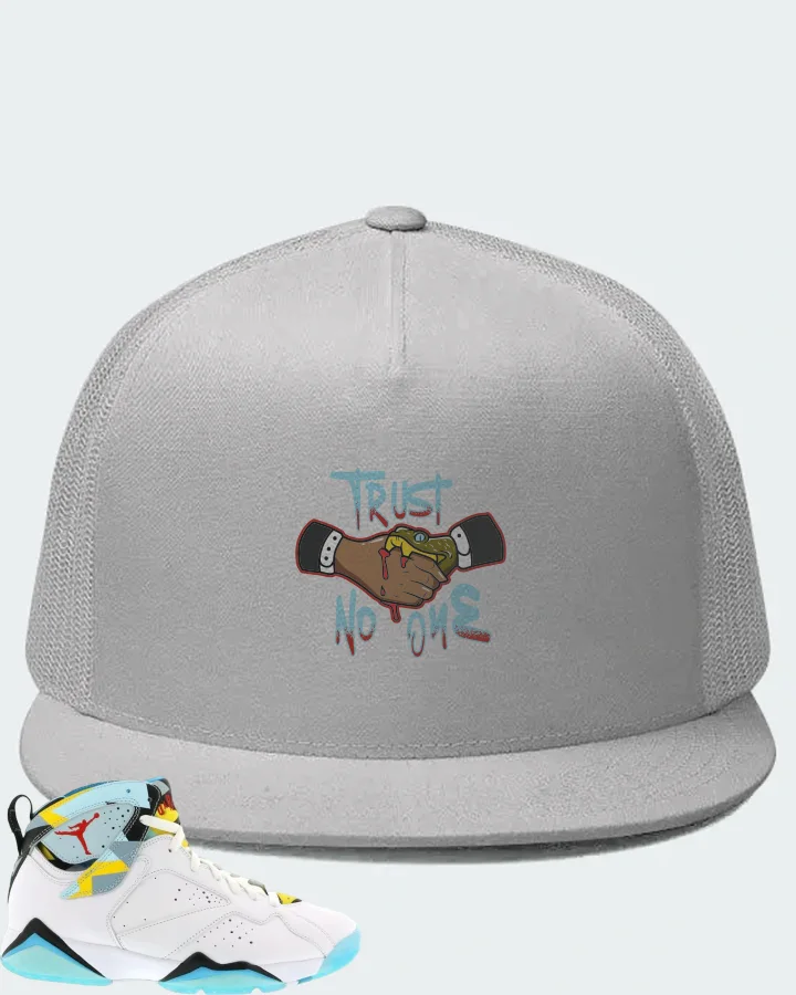 Jordan 7 Retro Sneaker Matching White Hat - Trust No One