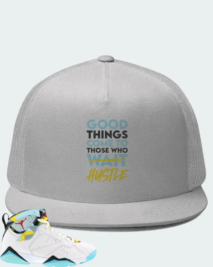 Jordan 7 Retro Sneaker Matching White Hat - Good Things Come