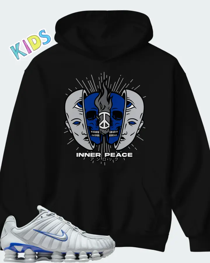 Nike Shox TL Wolf Grey Matching Kid's Hoodie
