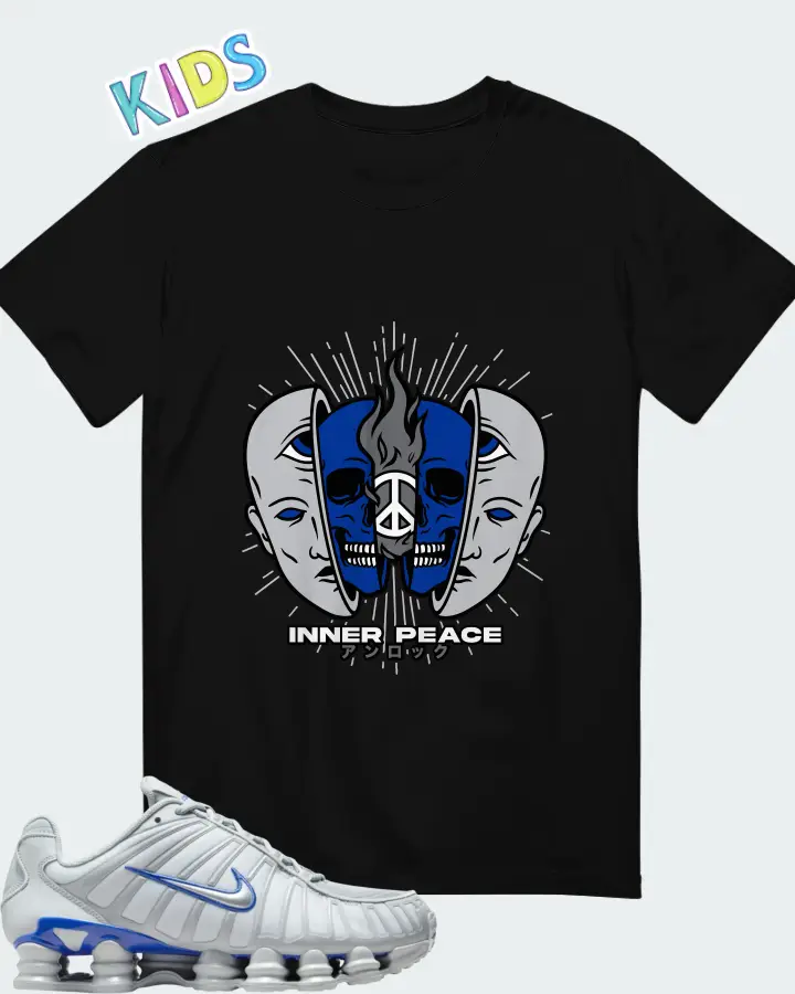 Nike Shox TL Wolf Grey Matching Kid's T-Shirt