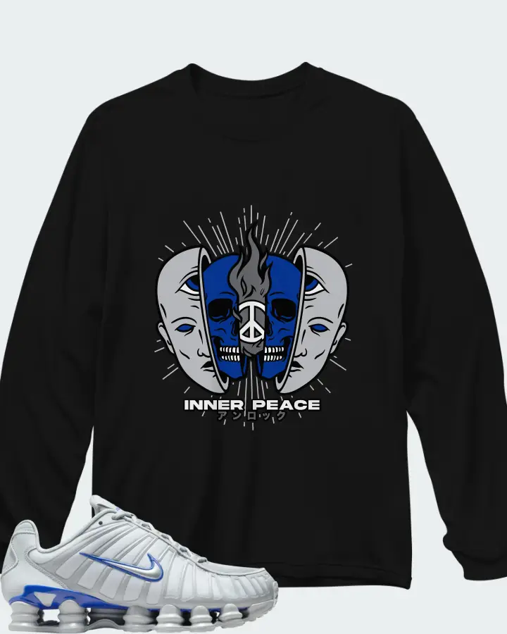 Nike Shox TL Wolf Grey Matching Long Sleeve T-Shirt
