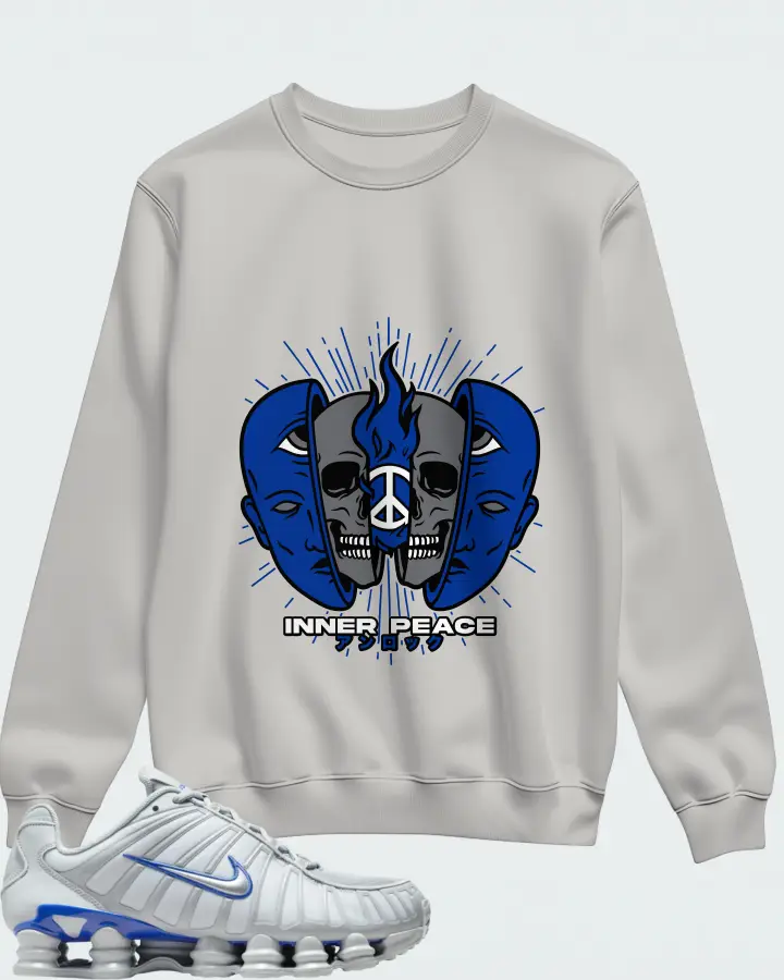Nike Shox TL Wolf Grey Matching Sweatshirt