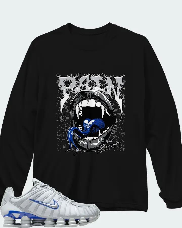 Nike Shox TL Wolf Grey Matching Long Sleeve T-Shirt