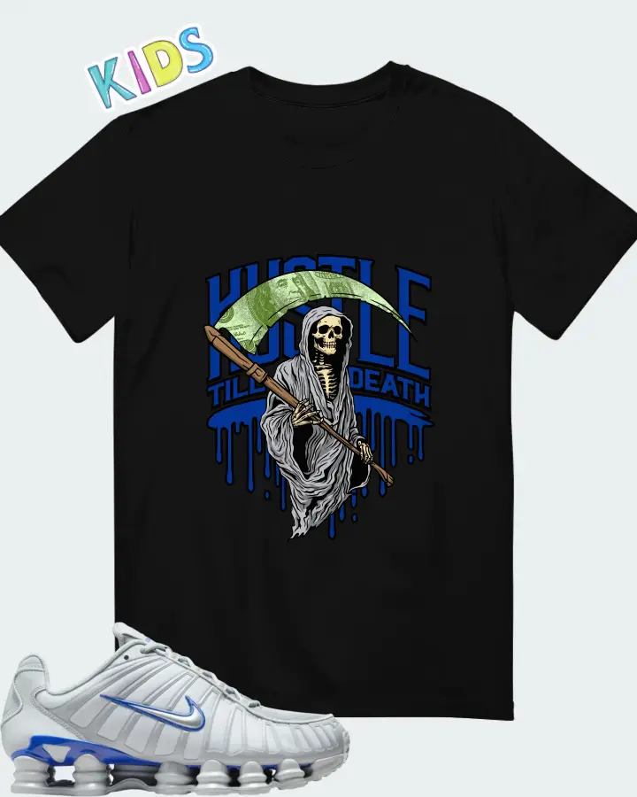 Nike Shox TL Wolf Grey Matching Kid's T-Shirt