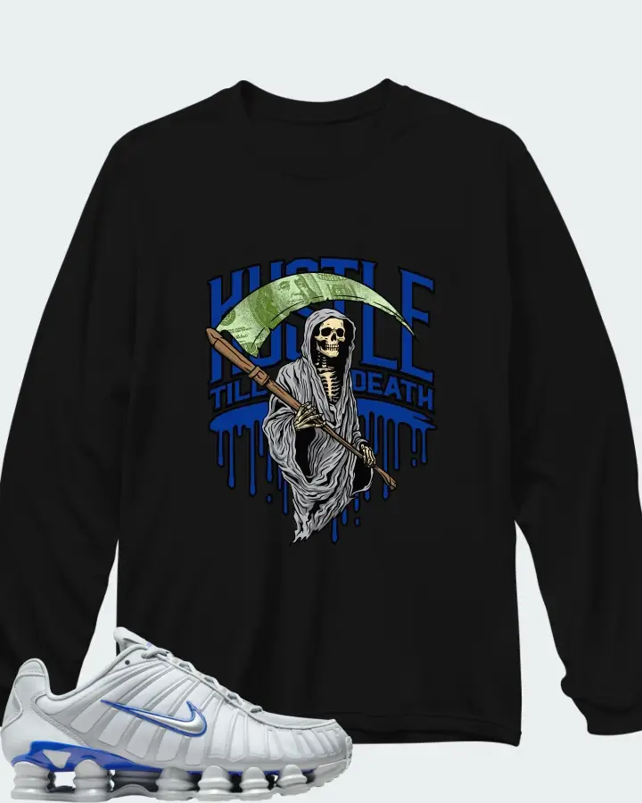 Nike Shox TL Wolf Grey Matching Long Sleeve T-Shirt
