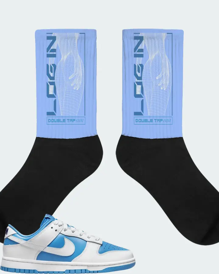 Socks in Carolina Blue