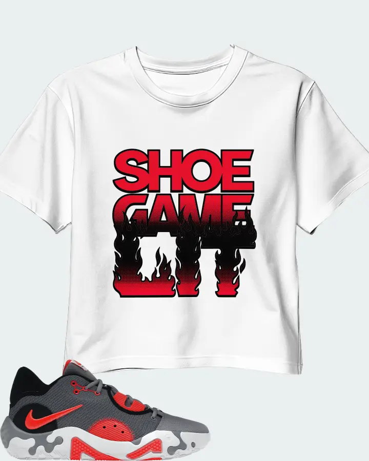 Nike PG 6 Sneaker Matching White Crop Top - Shoe Game Lit Refreshed