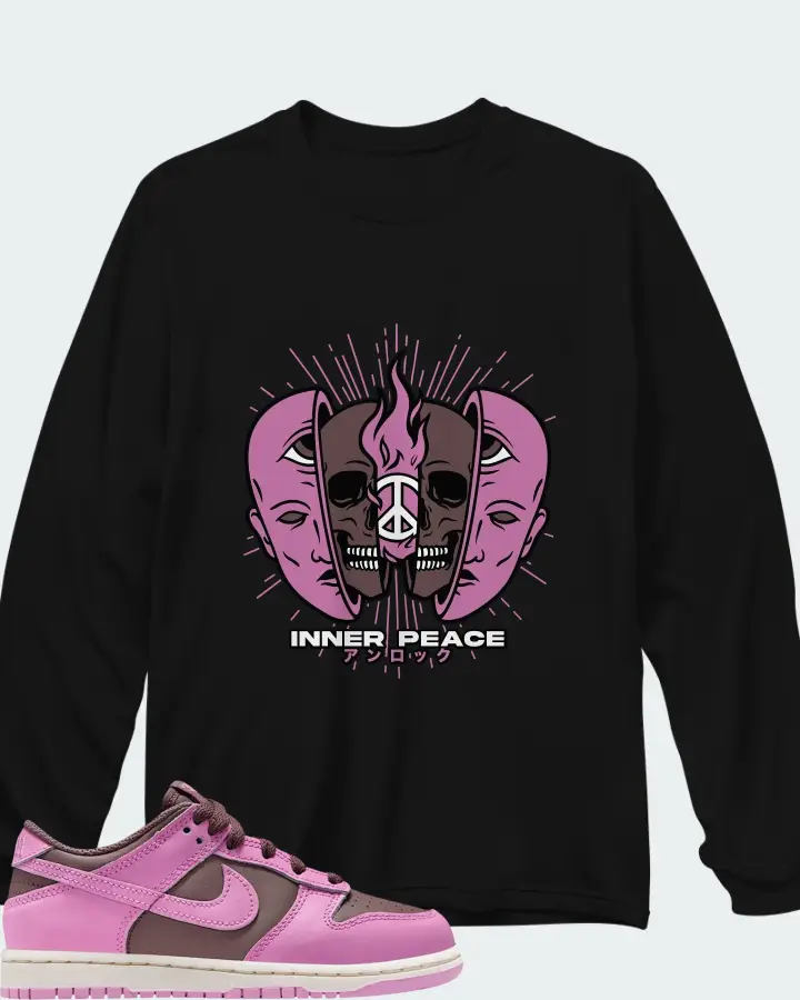 Nike Dunk Low PS Tattoo Pale Ivory Matching Long Sleeve T-Shirt