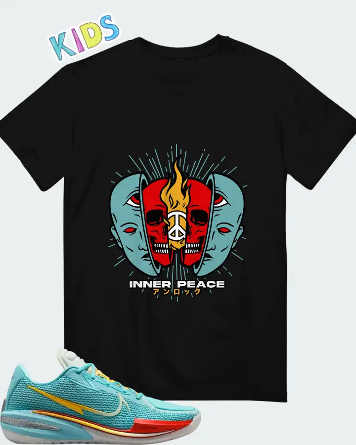 Nike GT Cut 1 x Titan x Dylan Harper Bleached Aqua Matching Kid's T-Shirt